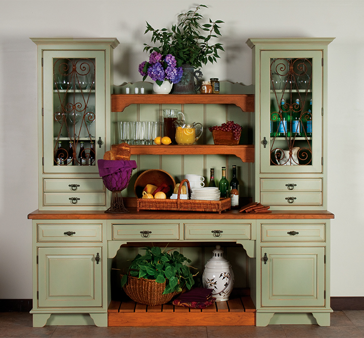 C10951 Plain Fancy Vintage Celery Hutch Full hi 720 670